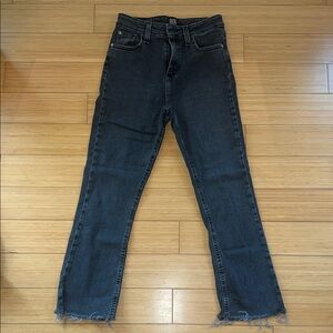 BDG Dark Gray Straight Leg Jeans